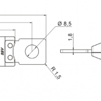 mega varovalka 225a, varovalka megaval 225a